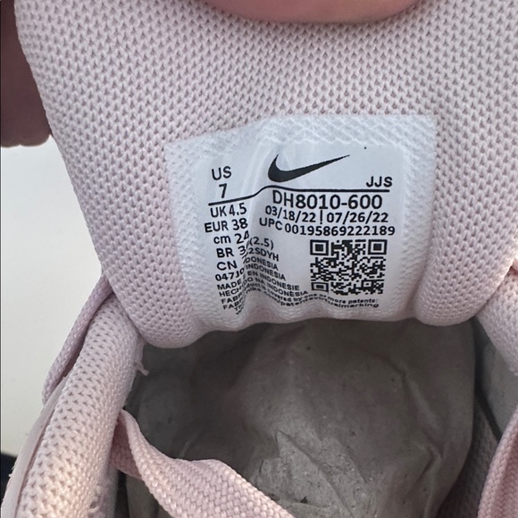 Nike Women's Air Max 90 Barely Rose Summit White Sneakers Size 7 New in Box! - Picture 5 of 8